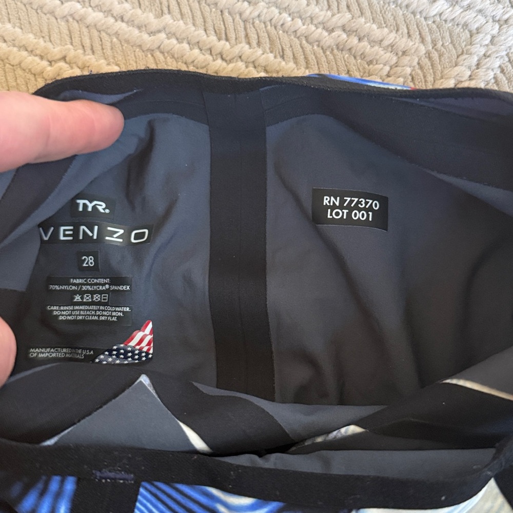 TYR Venzo size 28 open back tech suit - Picture 6 of 7